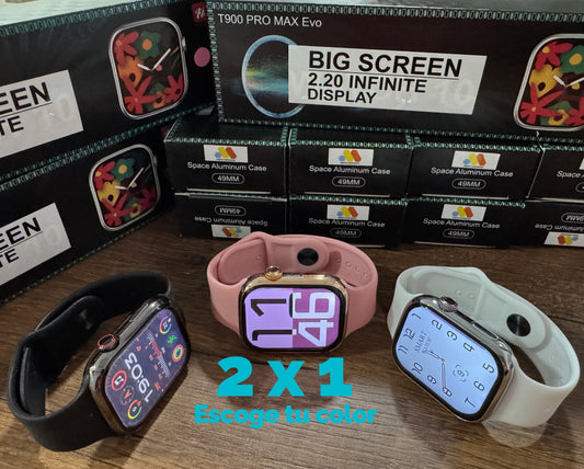 2X1 SMARTWATCH T900 PRO MAX EVO - SERIE 10