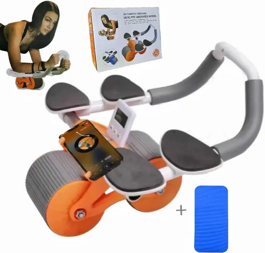 RODILLO ABDOMINAL DE ENTRENAMIENTO CON 4 SOPORTES