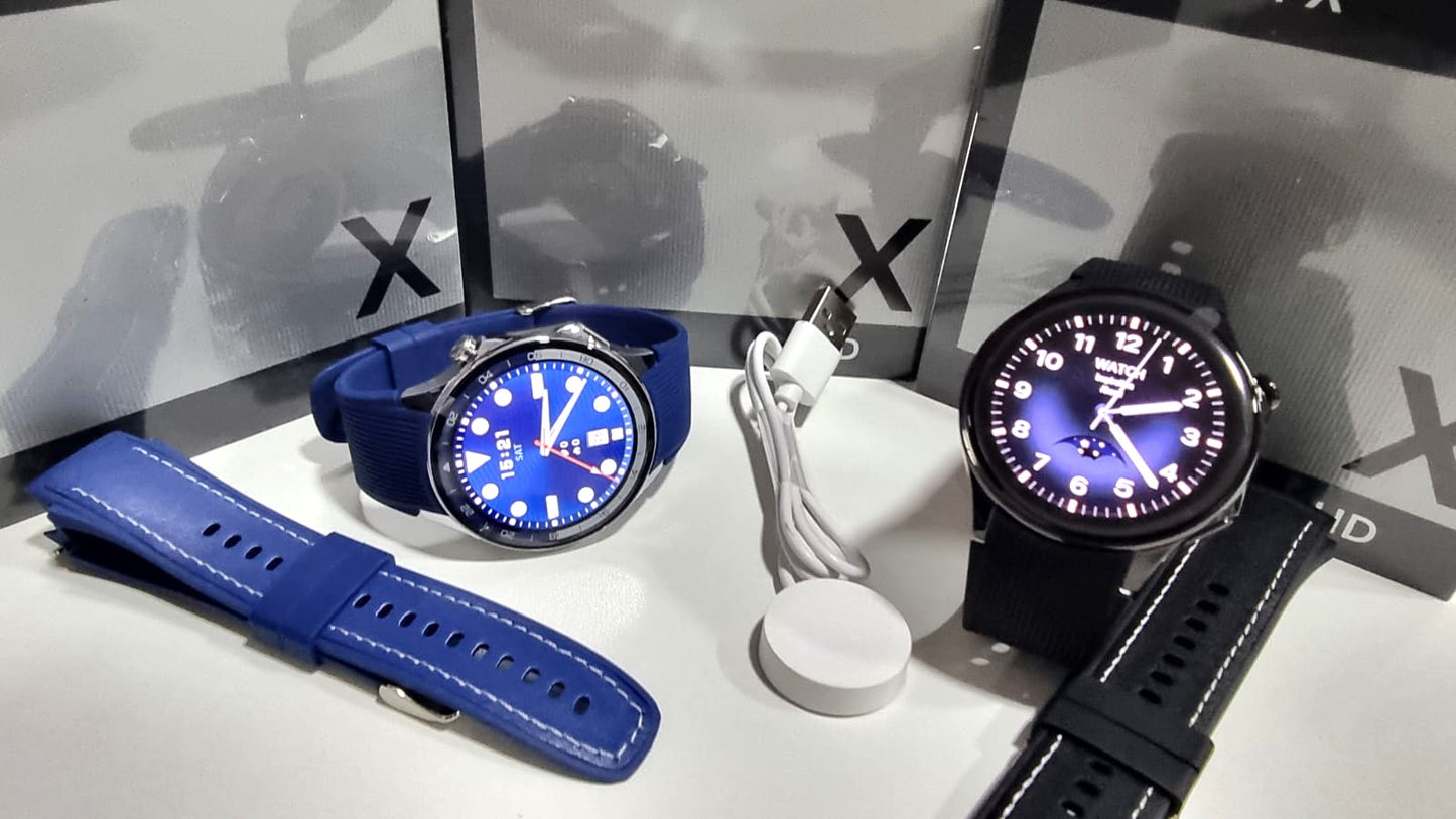 RELOJ INTELIGENTE HD WATCH X CON PANTALLA AMOLED DE 1,43", MONITORIZACIÓN DE ACTIVIDAD FÍSICA Y SALUD, NFC, IP68