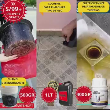 COMBO LIMPIEZA, 3 PODEROSOS PRODUCTOS